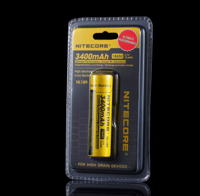 Nitecore Li-ION Akku 18650 - 3400mAh - Racket-Sports