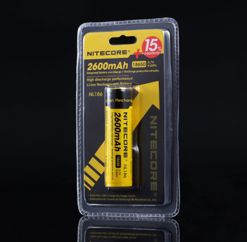 Batterie rechargeable 18650 lithium-ion Nitecore NL1826