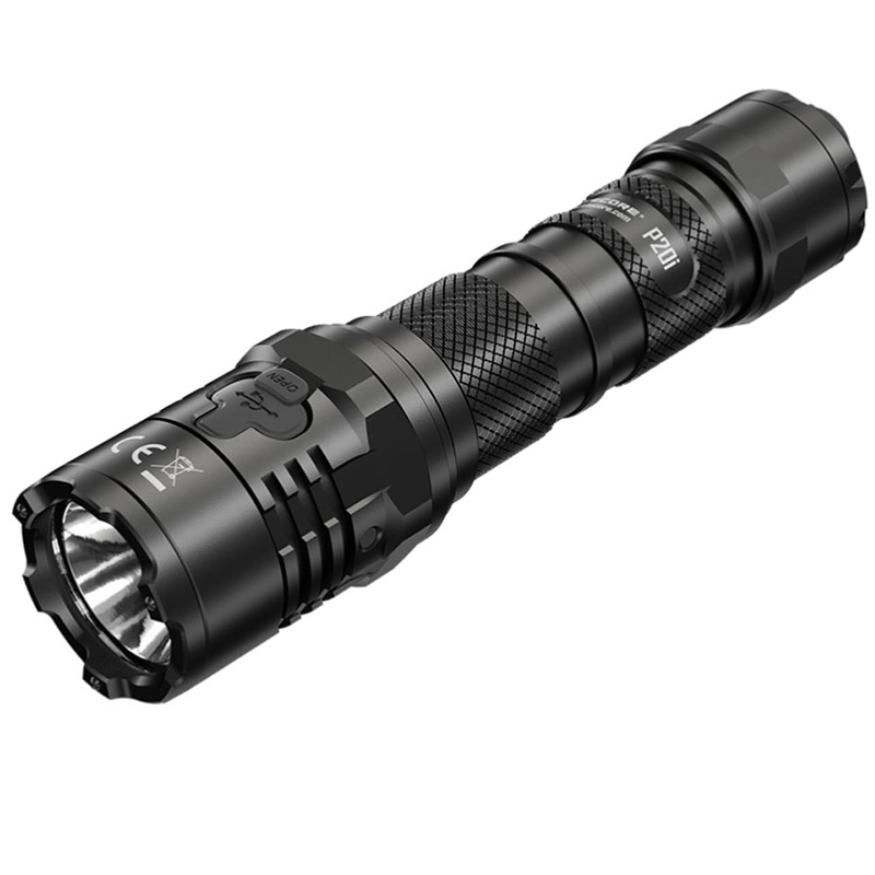 Lampe Torche tactique Nitecore P20i 1800Lumens, flash aveuglante parfaite  pour l'auto défense