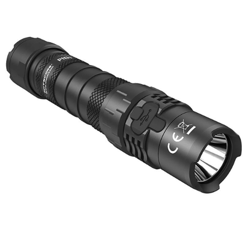 Lampe Torche Tactique Nitecore P10i 1800Lumens, flash aveuglante parfaite  pour l'auto défense