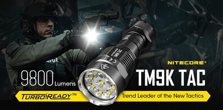 Lampe Torche Nitecore TM9K TAC 9800 Lumens