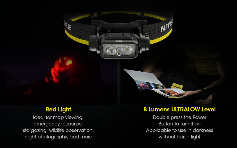 Lampe frontale légère pour le running NU21 au meilleur prix - Nitecore