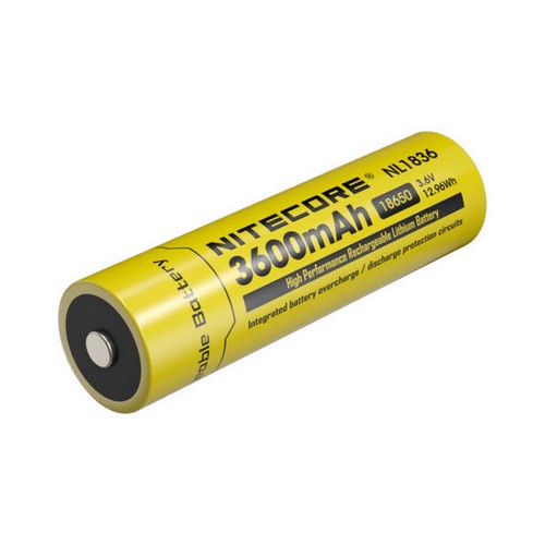 Batterie Nitecore NL1836HP 18650 – 3600mAh 3.6V protégée Li-ion