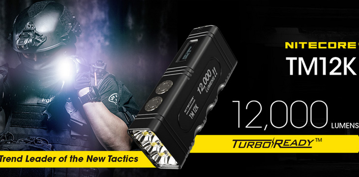 Lampe Torche Nitecore TM12K  12000 Lumens