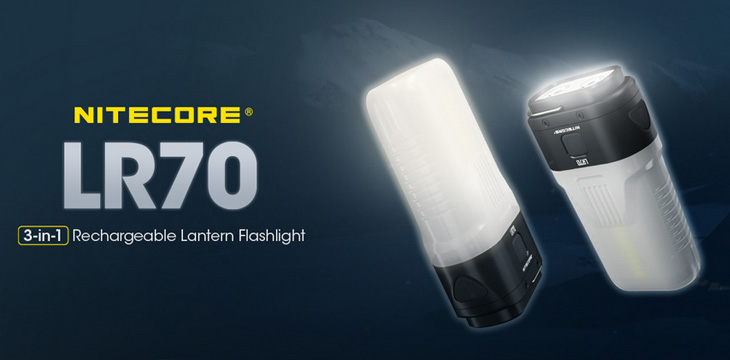 Nitecore LR70 - lampe de poche - lanterne - Powerbank