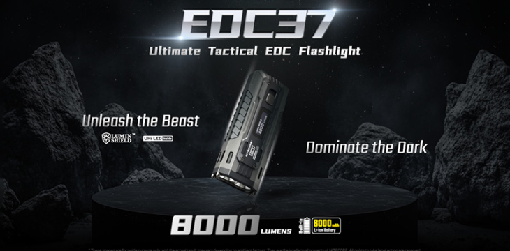 Lampe Torche Nitecore EDC37 8000 Lumens