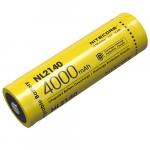 Batterie Nitecore NL2140 21700 - 4000mAh  3.6V protégée Li-ion