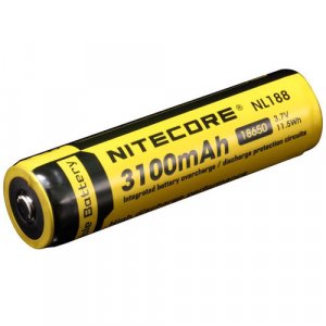 Batterie Nitecore NL1832 18650 - 3200mAh 3.7V protégée Li-ion