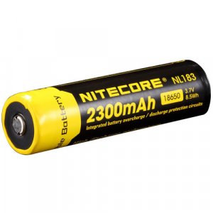 Batterie Nitecore NL1823 18650 - 2300mAh 3.7V protégée Li-ion