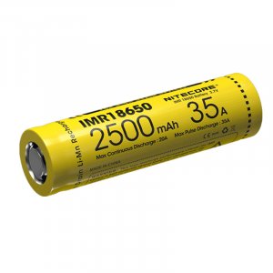 Batterie  Nitecore IMR 18650 - 2500mAh 3.7V 35A Li-ion