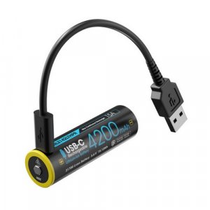 Batterie Nitecore NL2142LTHPR 21700 - 4200mAh 3.6V protégée Li-ion USB-C