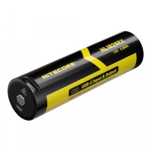 Batterie Nitecore NL1826RX 18650 Rechargeable – 2600mAh 3.6V protégée Li-ion