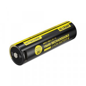 Batterie Nitecore NL1836R 18650 Rechargeable – 3600mAh 3.6V protégée Li-ion