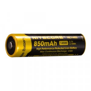 Batterie Nitecore NL1485 14500 - 850mAh 3.7V protégée Li-ion