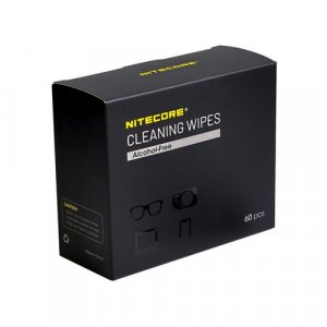 Lingette Nettoyante Nitecore NC-CK008 – Sans alcool et toutes surfaces – 60 pièces