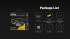 Lampe Frontale Nitecore HC70 UHE - 1600 Lumens rechargeable