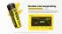 Pack de 4 batteries AA Nitecore NH2400 - 2400mAh 1.5V rechargeable en USB-C 