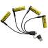 Pack de 4 batteries AA Nitecore NH2400 - 2400mAh 1.5V rechargeable en USB-C 