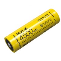 Batterie Nitecore NL2145 21700 - 4500mAh  3.6V protégée Li-ion